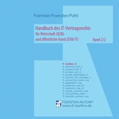 Handbuch des IT-Vertragsrechts - Foerster, Viktor;Pahl, Tim;Foerster, Tibor