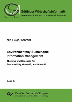 Environmentally Sustainable Information Management - Schmidt, Nils-Holger