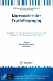 Macromolecular Crystallography