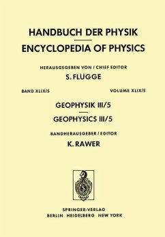 Handbuch der Physik. Encyclopedia of Physics. Band XLIX/5: Geophysik III, Teil 5. Geophysics III, Part 5. [by JA.L. Al'pert, T.K. Breus, K.I. Gringauz, W.L. Jones, A.T. Vassy, E. Vassy, W.L. Webb] - Flügge, S. und K. Rawer