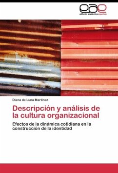 Descripción y análisis de la cultura organizacional - DE LUNA MARTINEZ, DIANA