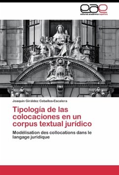 Tipología de las colocaciones en un corpus textual jurídico