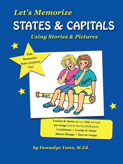 Let's Memorize States & Capitals Using Pictures & Stories - Yates, Donnalyn