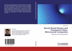 Borate Based Glasses and Transparent Glass-Microcrystal Composites