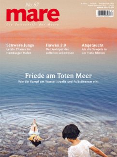 Cover Friede am Toten Meer / mare, Die Zeitschrift der Meere 87