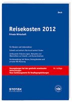 Reisekosten 2012: Private Wirtschaft - Wolfgang Deck