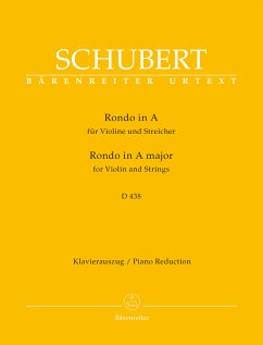 Cover Rondo in A für Violine und Streicher D 438