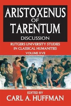 Aristoxenus of Tarentum - Huffman, Carl