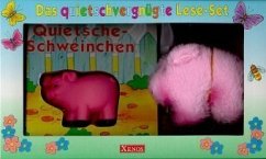 Mein kleines Quietsche-Schweinchen / Das quietschvergnügte Lese-Set, m. Quietschtier u. je 1 Plüschtier