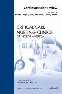 Cardiovascular Review, An Issue of Critical Care Nursing Clinics - Leeper, Bobbie
