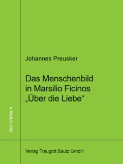 Cover Das Menschenbild in Marsilio Ficinos