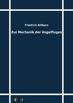 Cover Zur Mechanik der Vogelfluges