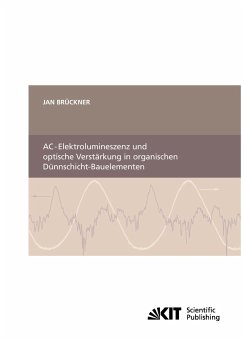 AC-Elektrolumineszenz und optische Verstärkung in organischen Dünnschicht-Bauelementen - Brückner, Jan