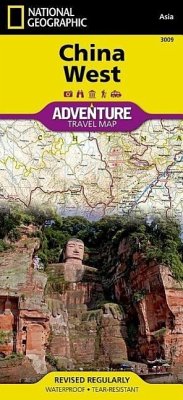 National Geographic Adventure Map China West - National Geographic Maps