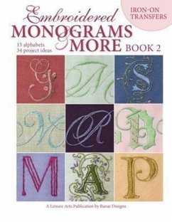 Embroidered Monograms & More Book 2 (Leisure Arts #4366) - Banar