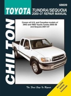 Chilton Toyota Tundra/Sequoia 2000-2007 Repair Manual - Stubblefield, Mike