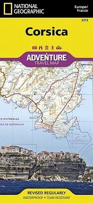 National Geographic Adventure Map Corsica - National Geographic Maps