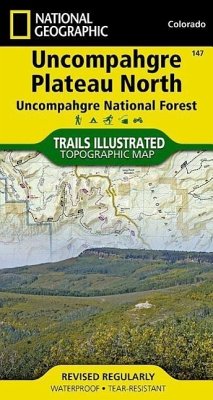 Uncompahgre Plateau North Map [Uncompahgre National Forest] - National Geographic Maps