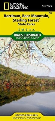 Harriman, Bear Mountain, Sterling Forest State Parks Map - National Geographic Maps