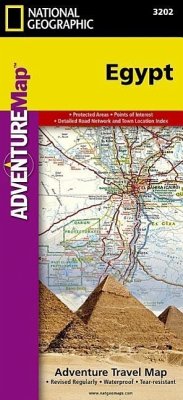 National Geographic Adventure Travel Map Egypt - National Geographic Maps