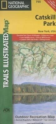 Catskill Park Map - National Geographic Maps