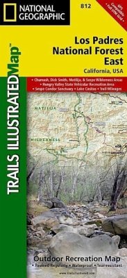 Los Padres National Forest East Map - National Geographic Maps