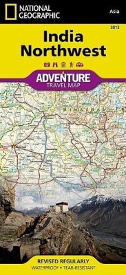 National Geographic Adventure Map India Northwest - National Geographic Maps
