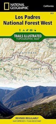 Los Padres National Forest West Map - National Geographic Maps