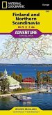 National Geographic Adventure Travel Map Finland and Northern Scandinavia