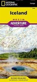 National Geographic Adventure Travel Map Iceland