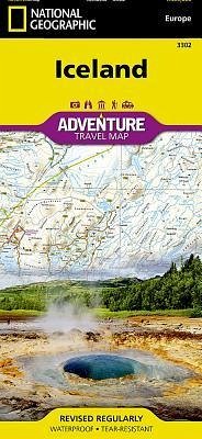National Geographic Adventure Travel Map Iceland - National Geographic Maps