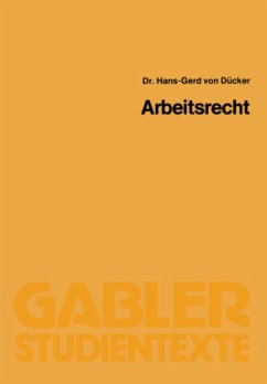 Arbeitsrecht - Dücker, Hans-Gerd von