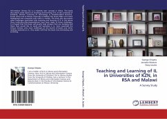 Teaching and Learning of IL in Universities of KZN, in RSA and Malawi - Chipeta, George;Mostert, Janneke;Jacobs, Daisy