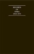 Records of Syria 1918-1973 15 Volume Hardback Set