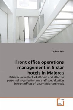 Front office operations management in 5 star hotels in Majorca - Bely, Yauheni