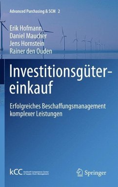 Investitionsgütereinkauf - Hofmann, Erik;Maucher, Daniel;Hornstein, Jens
