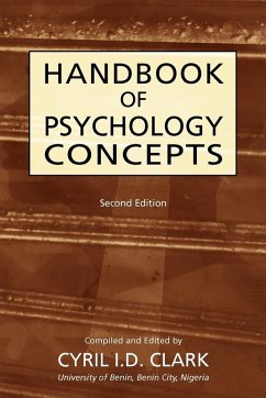 Cover Handbookof Psychology Concepts