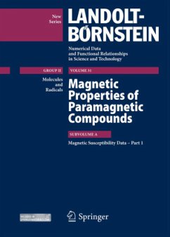 Magnetic Susceptibility Data - Part 1. / Landolt-Börnstein, Numerical Data and Functional Relationships in Science and Technology - Pardasani, Pushpa;Pardasani, R. T.