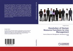 Devolution of Human Resource Functions to Line Management - Davies, Douglas