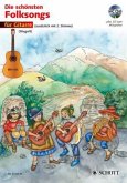 Die schönsten Folksongs, für 1-2 Gitarren, m. Audio-CD