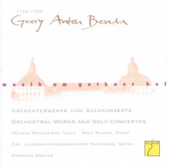 Musik Am Gothaer Hof: Georg Anton Benda - Masurenko/Plagge/Breuer/Thüringen Philharmonie