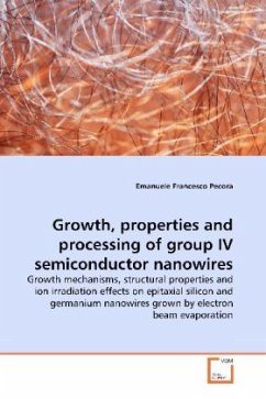 Growth, properties and processing of group IV semiconductor nanowires - Pecora, Emanuele Francesco