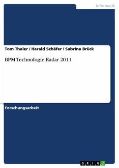 BPM Technologie Radar 2011 - Thaler, Tom;Brück, Sabrina;Schäfer, Harald