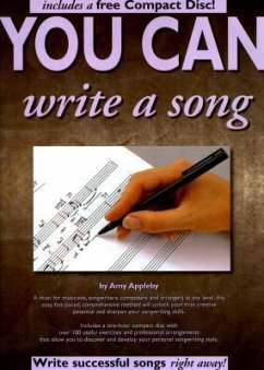 You Can Write a Song [With CD] - Appleby, Amy