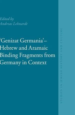 Genizat Germania - Hebrew and Aramaic Binding Fragments from Germany in Context