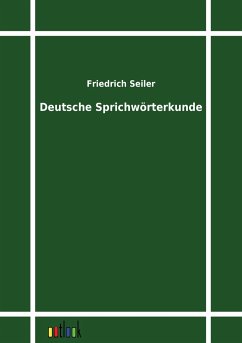 Deutsche Sprichwörterkunde