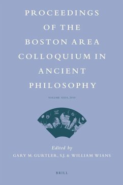 Proceedings of the Boston Area Colloquium in Ancient Philosophy