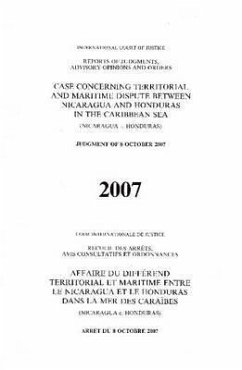 Case Concerning Territorial and Maritime Dispute in the Caribbean Sea (Nicaragua V. Honduras) Order of 8 October 2007