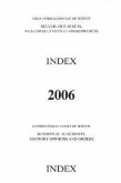 Reports of Judgments, Advisory Opinions and Orders: 2006 Index Reports