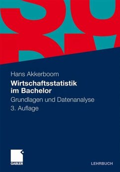 Wirtschaftsstatistik im Bachelor - Akkerboom, Hans